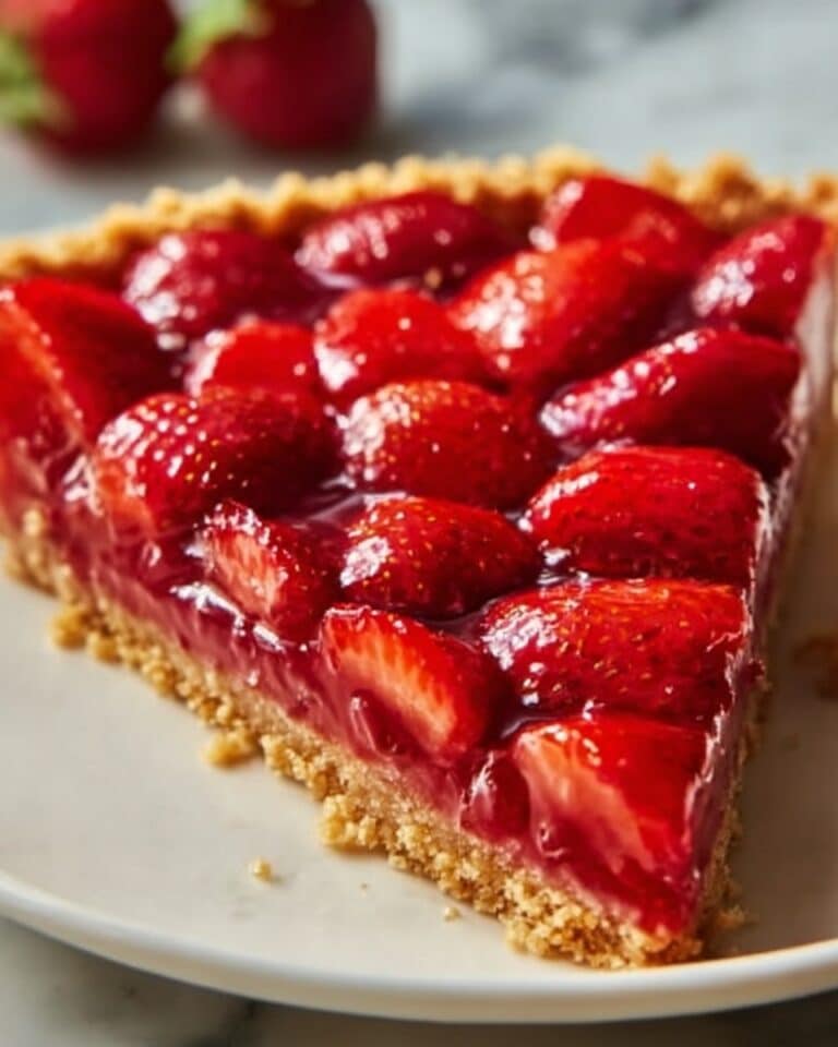 Fresh Strawberry Pie with Pretzel and Pecan Crust Recipe