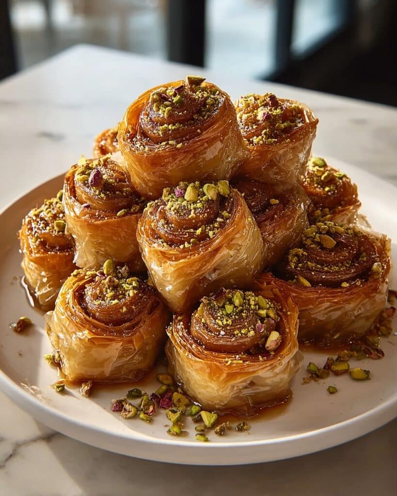 Chocolate and Hazelnut Lebanese Baklava Rolls Recipe
