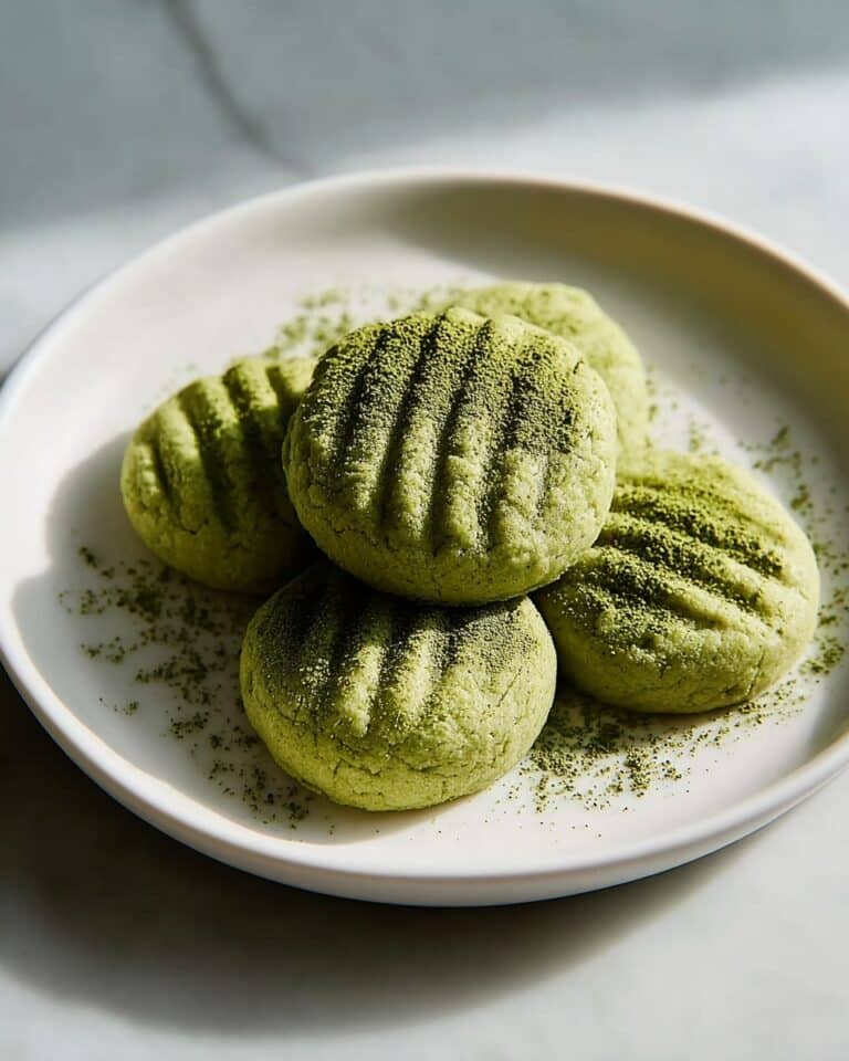Matcha Dasik with Almond Flour and Honey Recipe