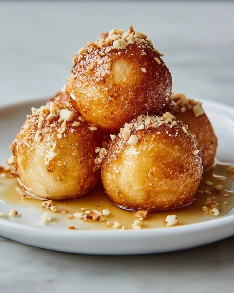 Light and Chewy Chinese Glutinous Rice Doughnuts with Coconut Glaze Recipe
