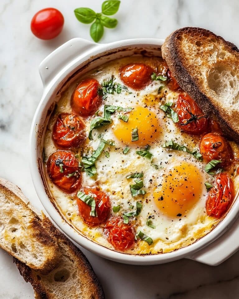 Mediterranean Baked Feta Eggs Recipe for a Wholesome Brunch Recipe
