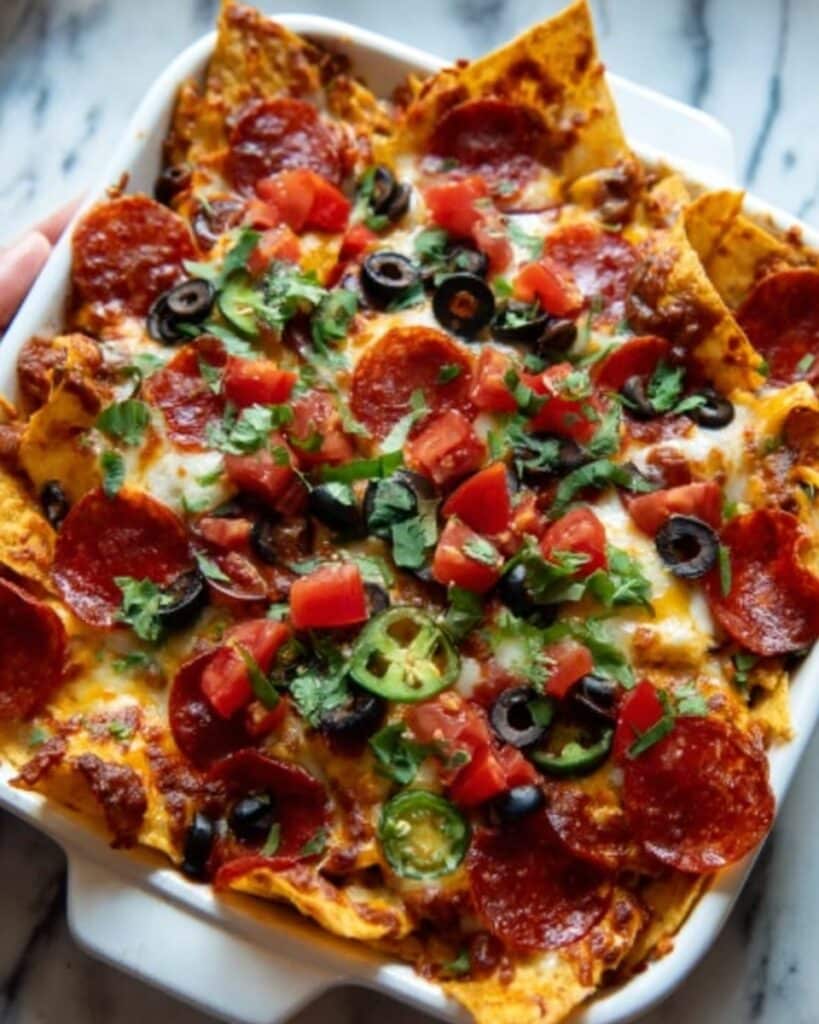 Pizza Nachos: 7 Cheesy Delights You Can’t Resist Recipe