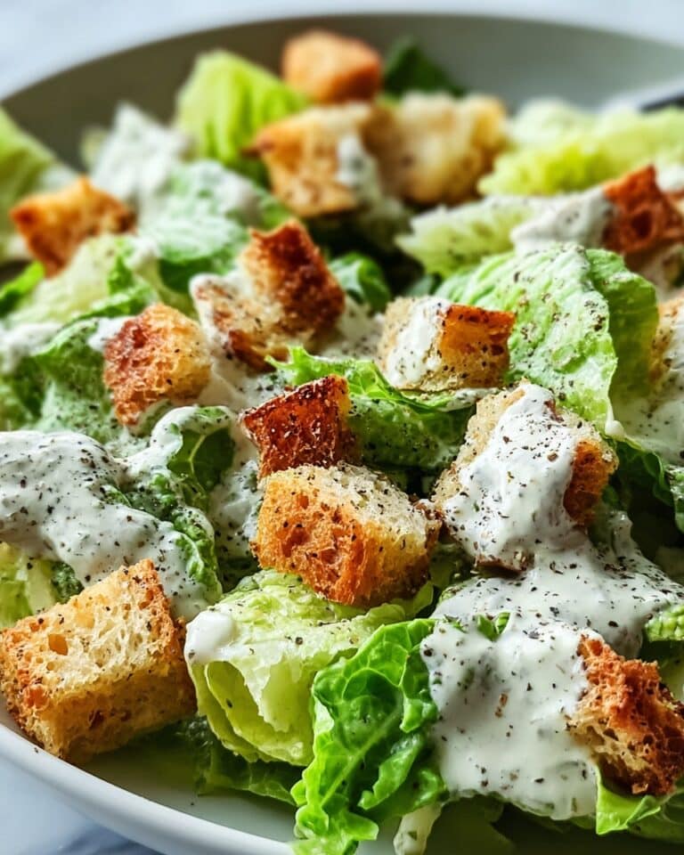 Creamy Caesar Salad Dressing: Easy, Anchovy-Free Delight Recipe
