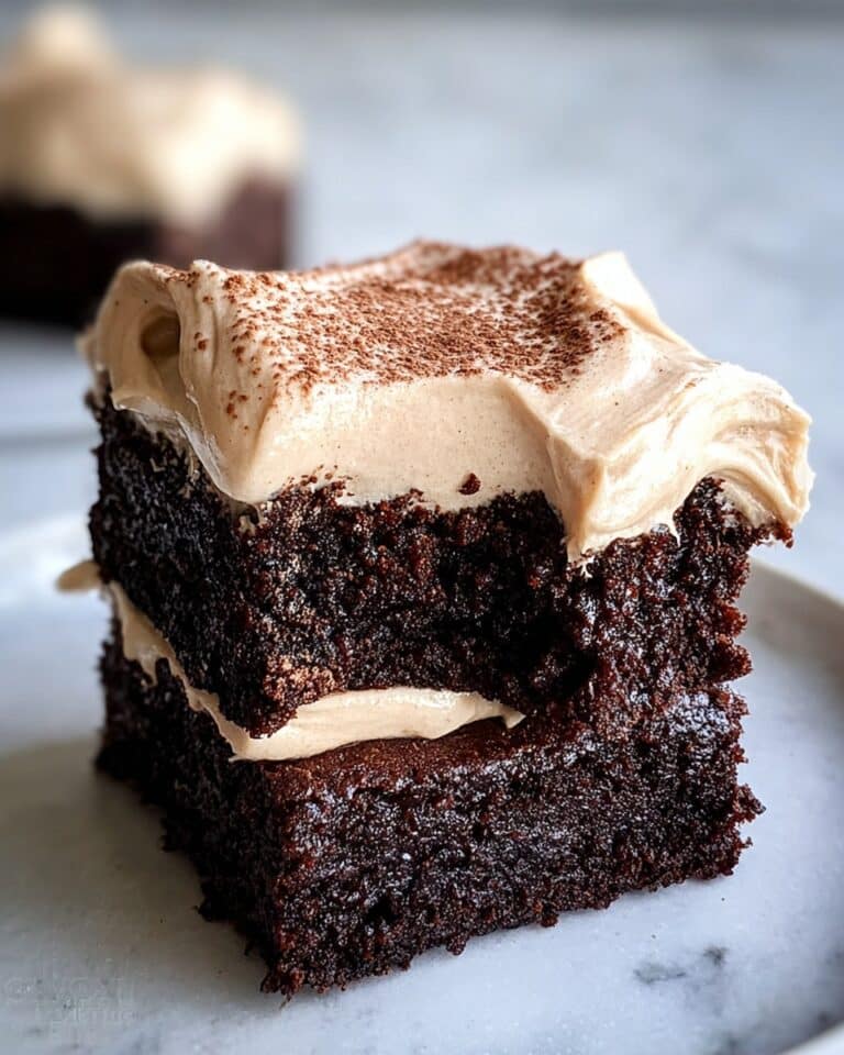 Decadent Guinness Chocolate Brownies with Baileys Frosting Recipe