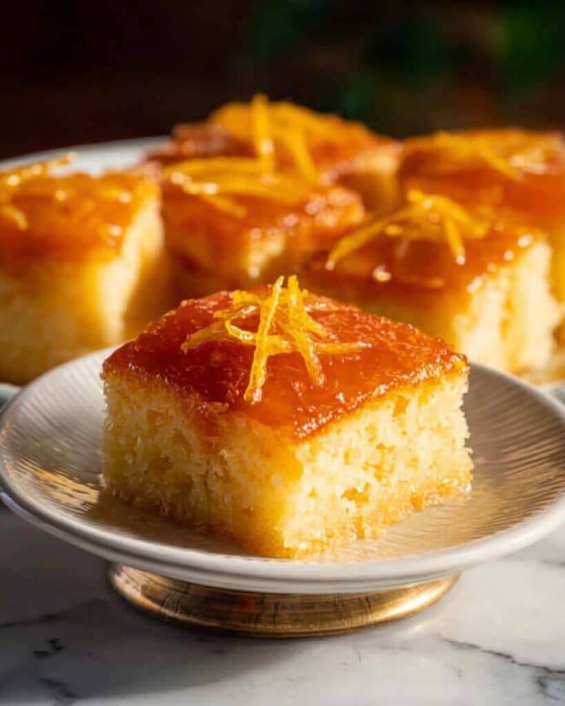 Greek Orange Semolina Cake Recipe