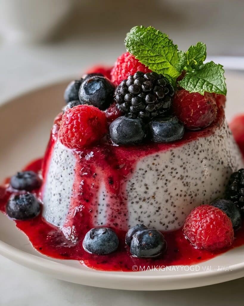 Bavarian Cream with Fresh Berries Recipe